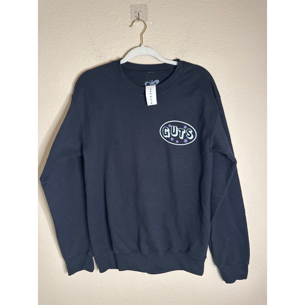 PacSun Bravado Olivia Rodrigo Guts Crewneck Sweatshirt Size Small-Medium New - Picture 3 of 4